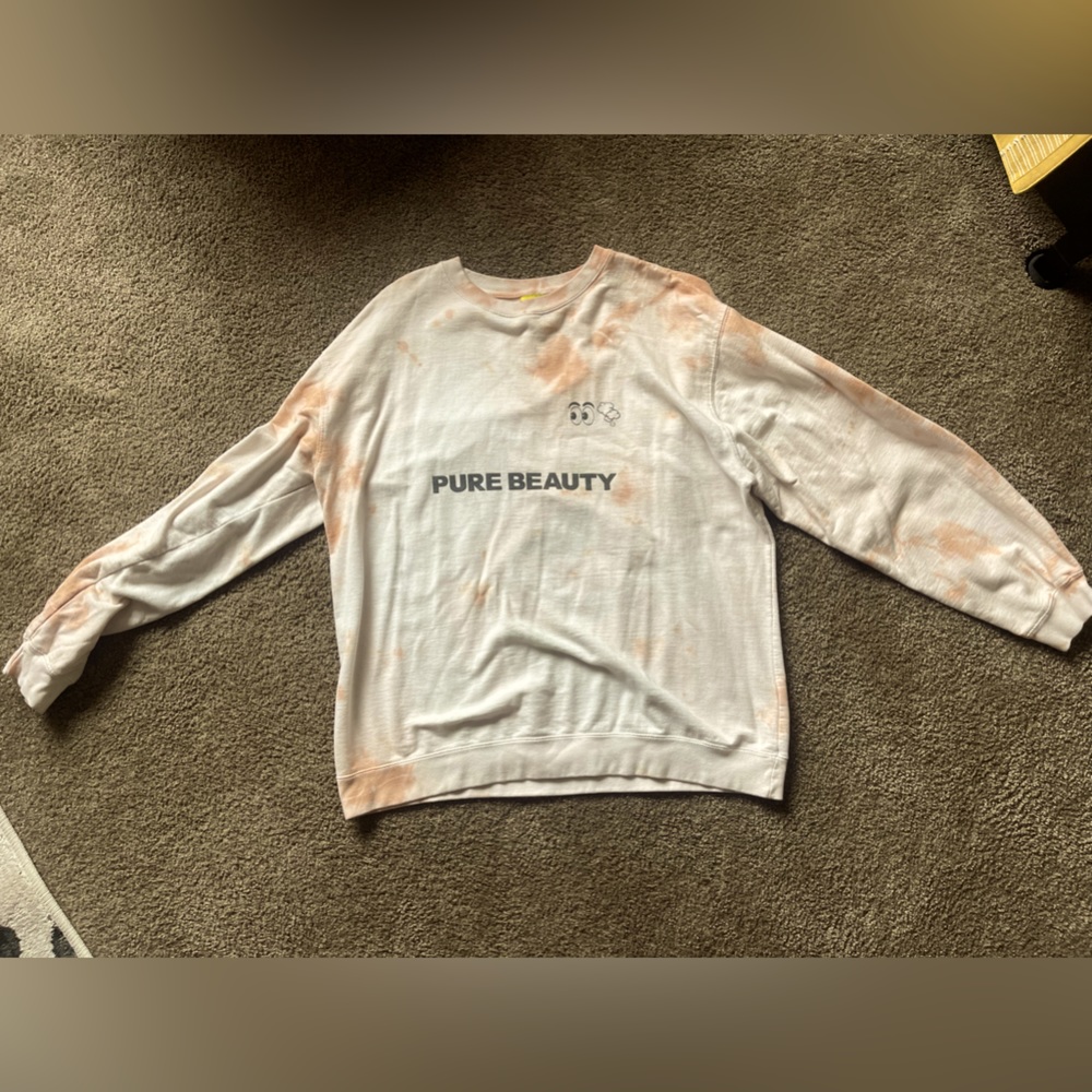 Pure Beauty branded Tie Die crewneck 2XL
